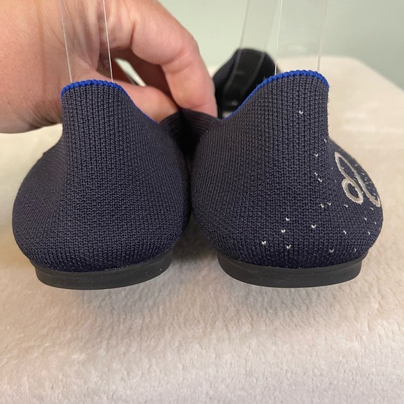 ROTHYS Leo Zodiac Womens Blue Silver Knit Limited Edition Astrology Loafers 10 - Picture 7 of 8